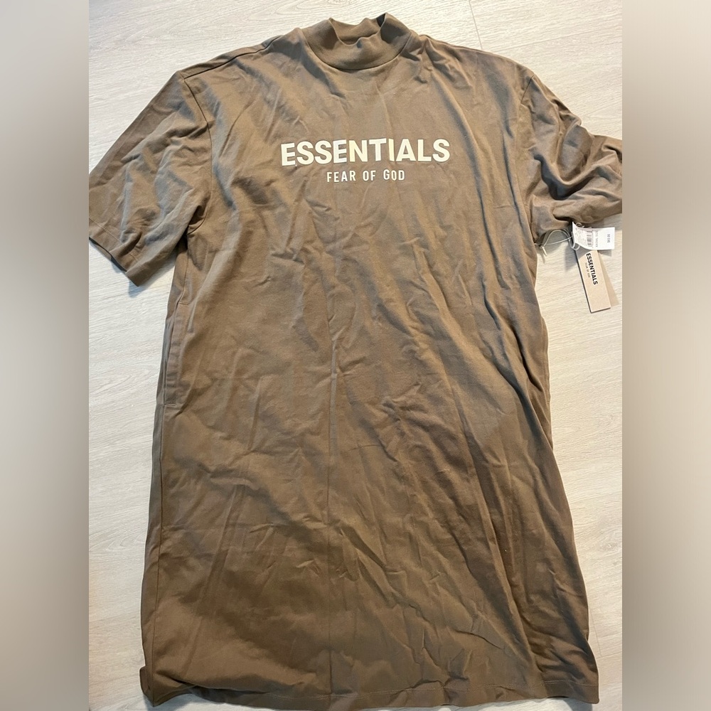SOLD—-Essentials Fear of God Shirt dress